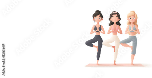 vector illustration of yoga day. 12 june, international yoga day.