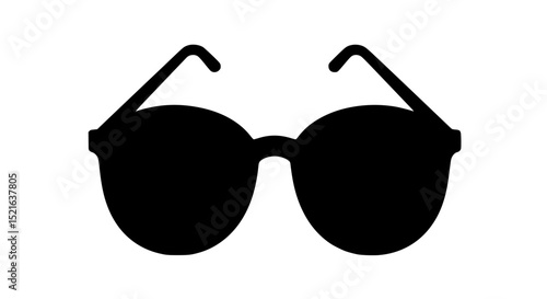 A pair of sunglasses with a black frame