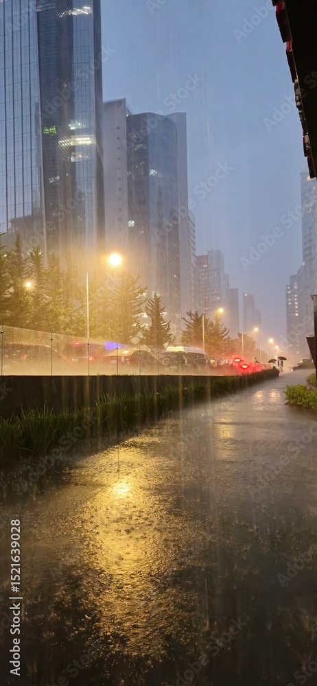 Obraz premium Lluvia