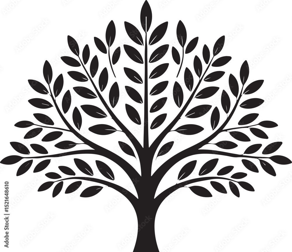 Obraz premium Roots of Strength, Branches of Hope, Leaves of Growth