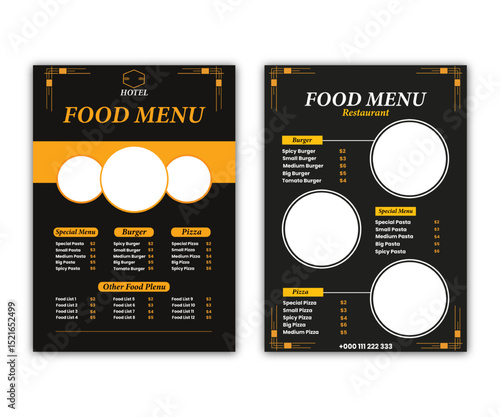 Vector full editable food flayer design. 
