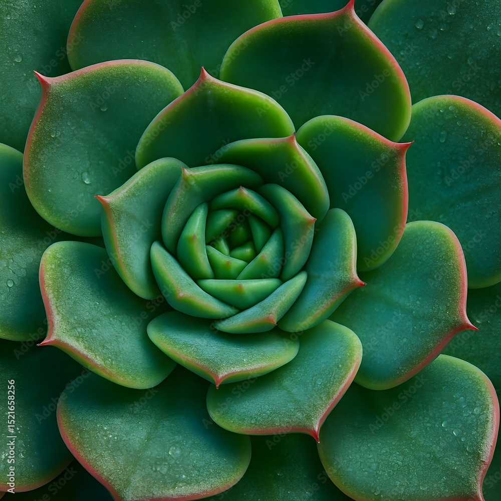 Fototapeta premium Succulent Surface Close-Up