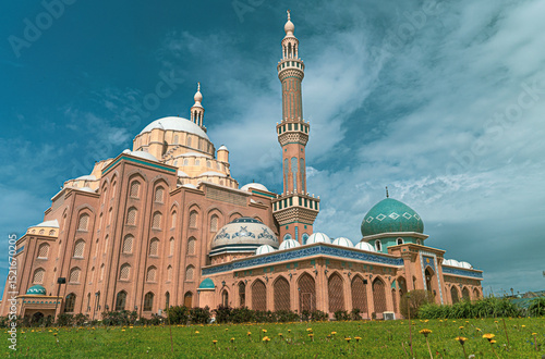 Jalil Khayat famous mosque in the city of Erbil, Kurdistan Region of Iraq