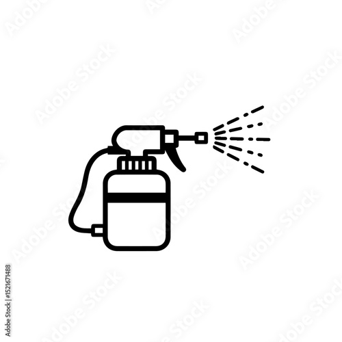 Garden sprayer pump for plants watering. Handheld garden sprayer with adjustable nozzle for precise spraying.  This garden tool is perfect for effortless plant care,