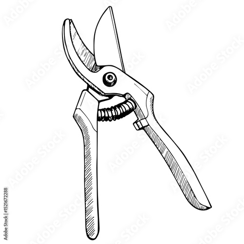 Sharp garden shears for pruning plants and flowers.  These handy gardening tools are perfect for trimming bushes and shaping hedges.