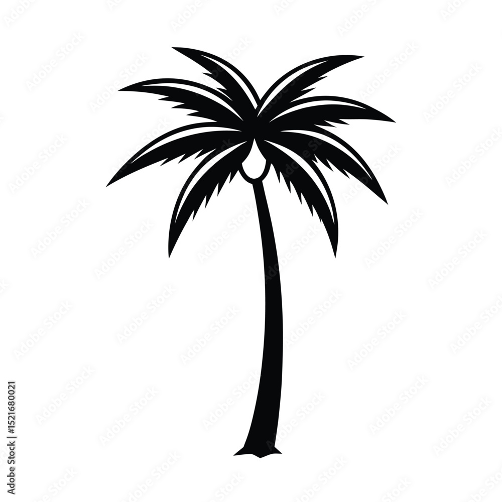 Obraz premium Palm Tree Tropical Vector Design