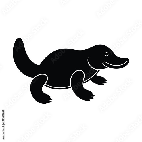 Platypus Icon Vector Flat And Clean Look
