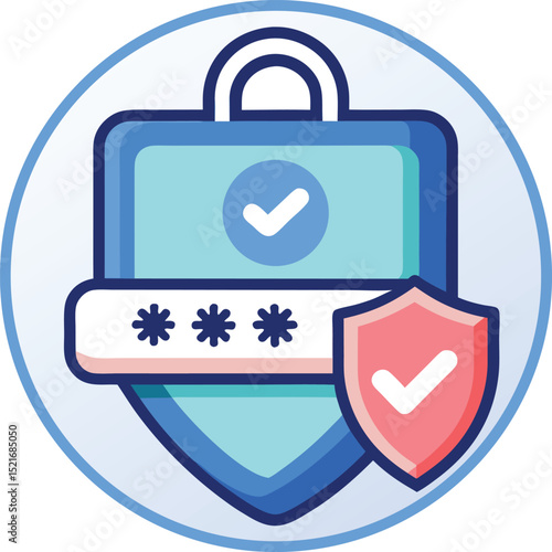 two factor authentication icon on white eps.