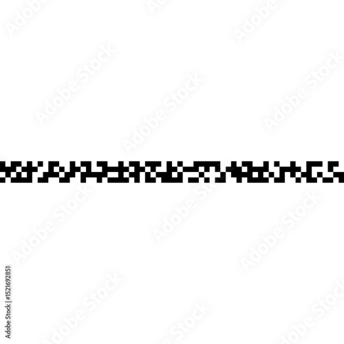 Random Pixel Line Pattern – Abstract Pixel Bar Design