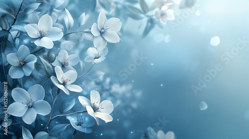 white blossom for background