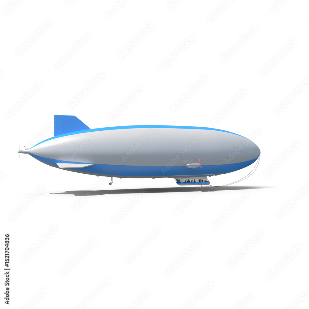 Obraz premium Grounded Giant in Blue and White