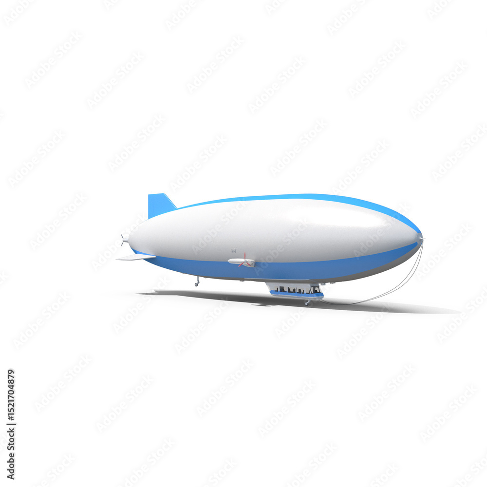 Obraz premium Grounded Giant in Blue and White