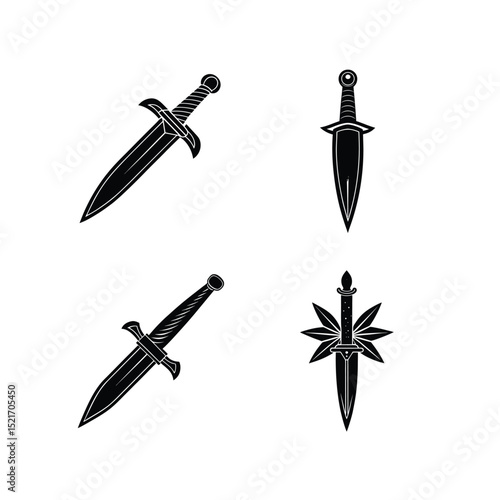 Modern clean beautiful knife  vector editable icon graphic design