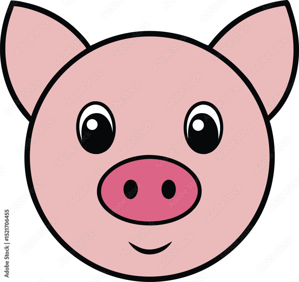 pig head icon clipart vector on transparent background
pig head icon clipart vector on transparent background
