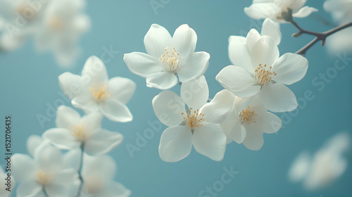 white flower arrangement for the background