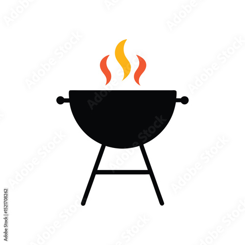 BBQ stand vector