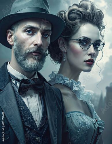 A couple from the 1880's