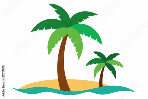 palm trees on the beach