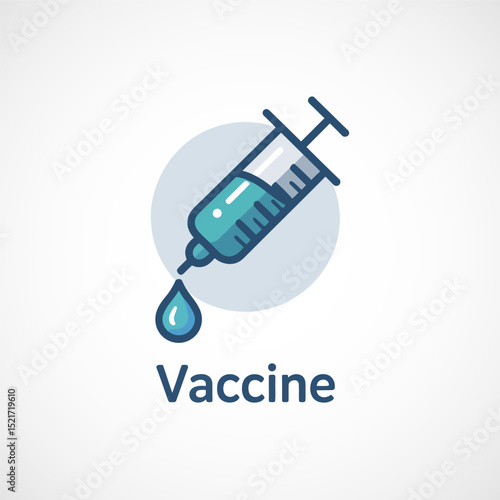 Vaccination, Vaccine icon. Medical and healthcare sign.