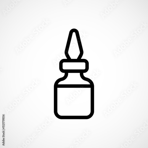 Vaccination, Vaccine icon. Medical and healthcare sign.