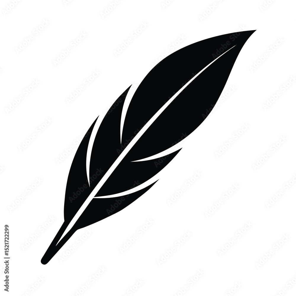 Obraz premium Quill Icon Vector in Flat Clean Style