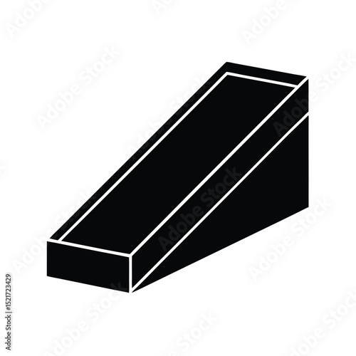 Ramp Icon Vector in Flat Clean Style