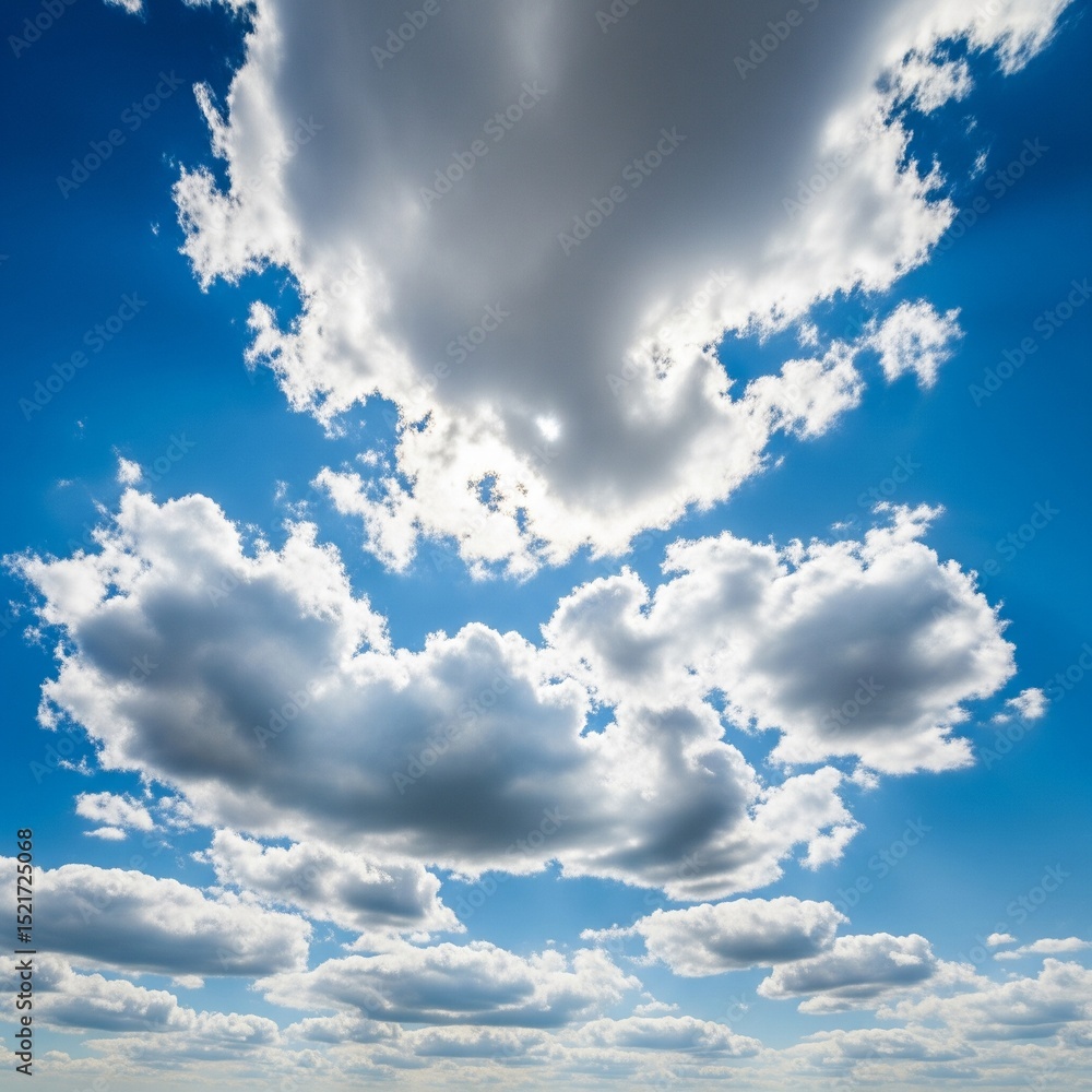 Naklejka premium sky and clouds