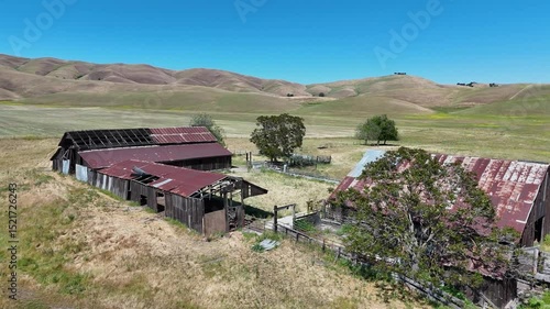 Old Rusty Barn, Northern California Ranch Land