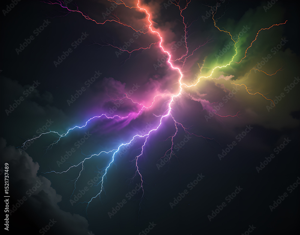multi-colored flash effect.vibrant painting of lightning background in orange and blue hues dynamic lighting effects Intense electrical storm painting an apocalyptic vortex in the twilight sky multi-colored flash effect.vibrant painting of lightning background in orange and blue hues dynamic lighting effects Intense electrical storm painting an apocalyptic vortex in the twilight sky