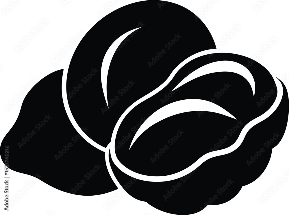 raw oysters black silhouette on white background raw oysters black silhouette on white background