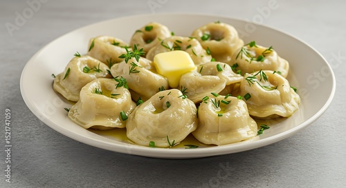 Pelmeni Dumplings with Butter and Herbs