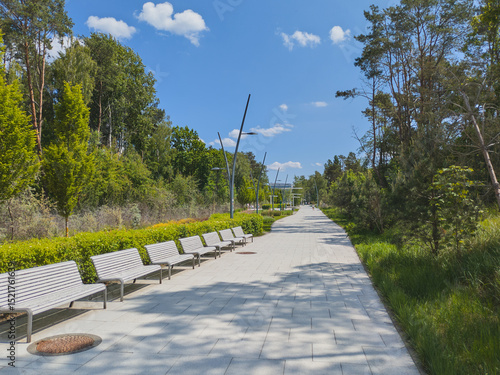 Swinemünde in Polen. Promenada Zdrowia.