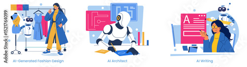 Cutting-Edge AI in Fashion, Architecture, and Writing