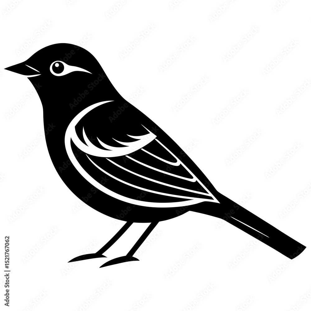 Obraz premium vector illustration of a bird