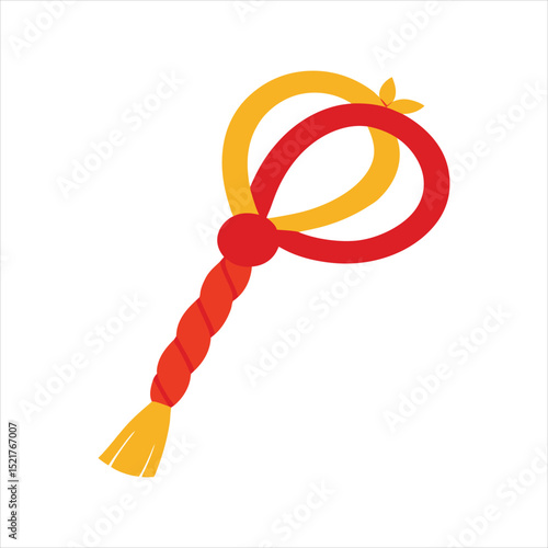  Vector Sacred Rope Illustration Japanese Culture Symbol