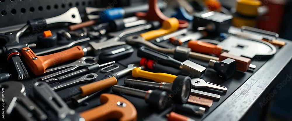 Fototapeta premium bunch of tools that are on a table