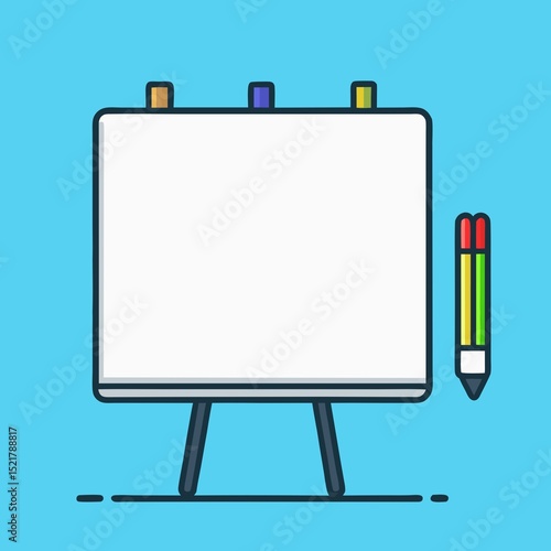vector illustration of a tablet