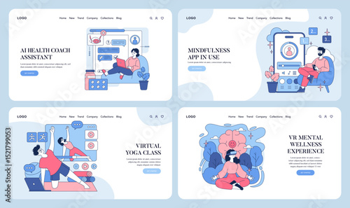 Digital Wellness Apps: AI, Mindfulness, Yoga, VR Experience