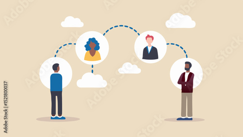 Connecting diverse professionals and creating a collaborative virtual space for innovation growth with clean