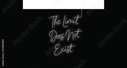 The limit does not exist Neon Light