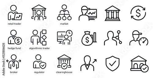 Financial market concepts and roles: traders, brokers, and institutions
