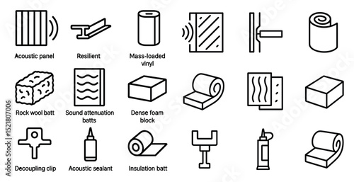 Acoustic and insulation materials overview for soundproofing and construction