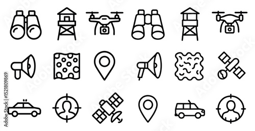 Surveillance and exploration elements for design and communications