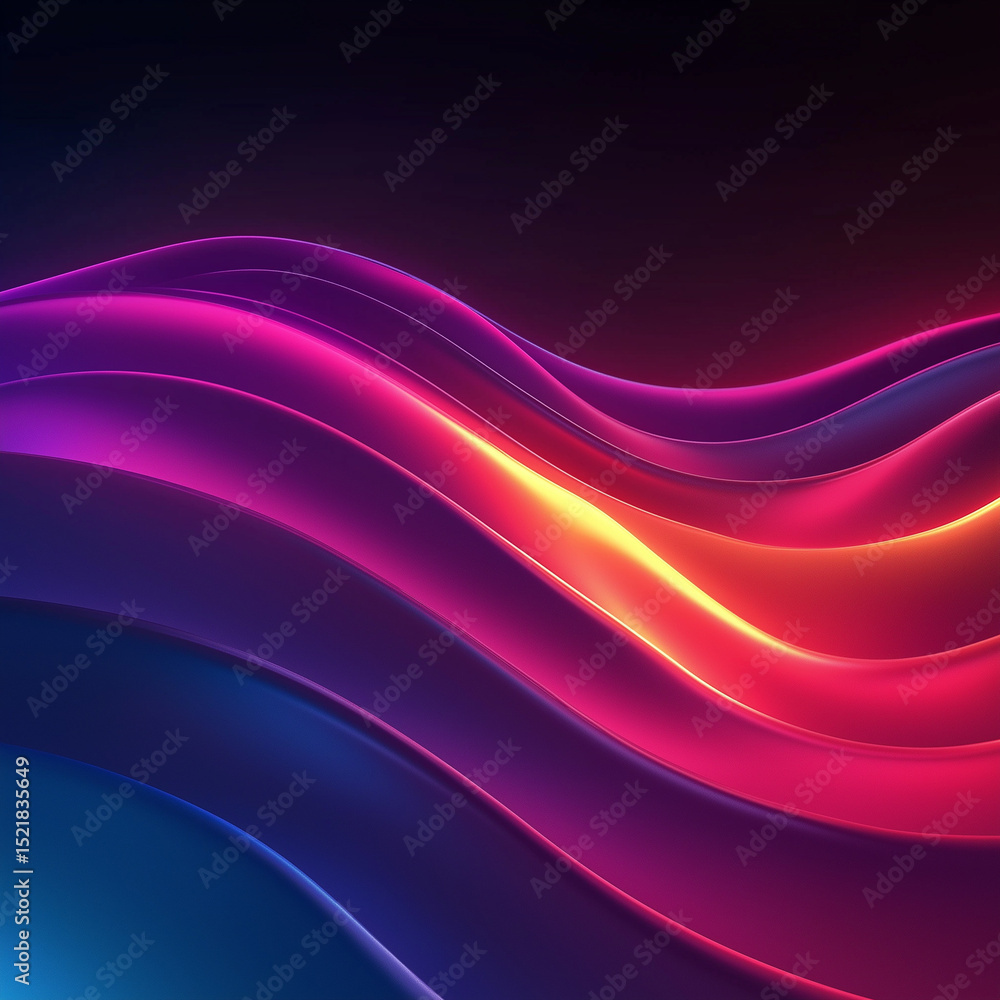 Neon Gradient Abstract Background – Futuristic High Saturation Glow Neon Gradient Abstract Background – Futuristic High Saturation Glow