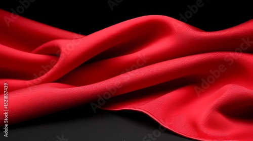 red satin background