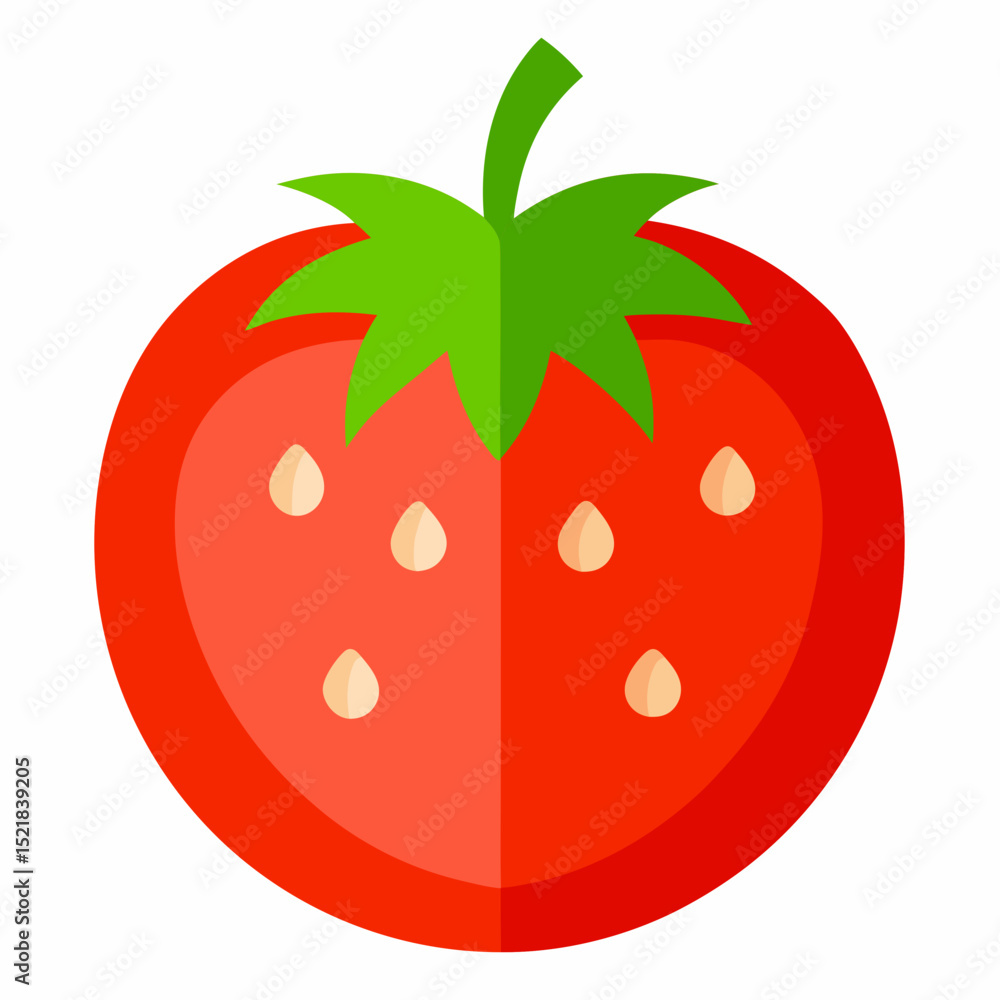 Obraz premium strawberry icon vector illustration