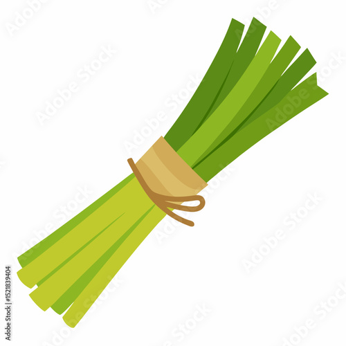 bunch of fresh green asparagus