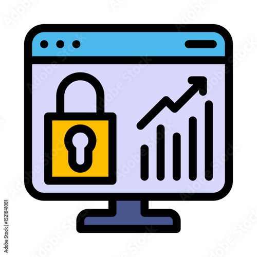 Growth hacking strategies filled line icon
