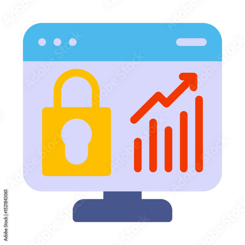 Growth hacking strategies flat icon