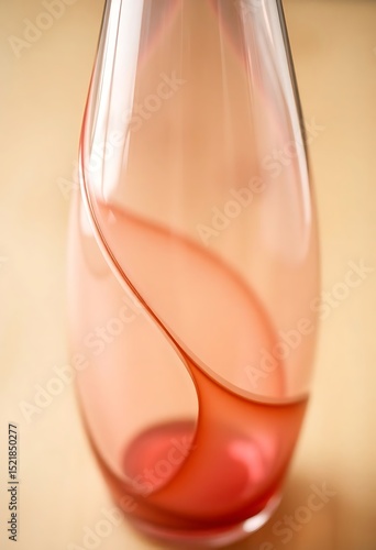 close up of a wine glass on a table